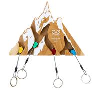 YY Vertical - Keyholder Aiguille Du Midi Edition - Wall mount wood