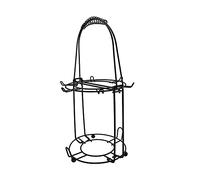 YY YEARCHY Coffee Mug Holder, Espresso Cups Holder Cup Drying Rack Cups Drainer Stand Metal Mug Tree Cups Organizer with 6 Hook Hangers for Kitchen Counter and Tea Party(Black)