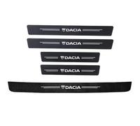 YYALI 5 Pieces Automobile Accessories Threshold Protection Sticker for Dacia Logan II MCV Stepway 2017-2020, Scuff Cover Panel Step Protector Car Door Sill Protector
