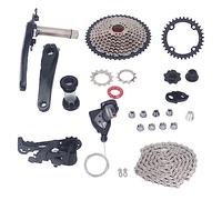 YYALYYON 10 Speed Groupset 10 Speed 46T Cassette Crank Arm Bottom Bracket Thumb Shifter Rear Derailleur Set (34T Chainring)