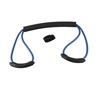 YYALYYON Exercise Bands for Arm Strength Home Workouts, Boxing, Stretching, Pilates, Strength Training, Durable Rubber Material, Portable Design, Comfortable Padded Handle (Blue 25LB)