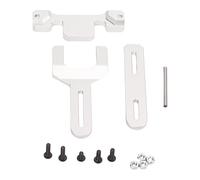 YYALYYON For RC Car Repair, CNC Machining Aluminum Alloy Bracket Stand, High Strength Support Mount, Replacement Parts for YK4082, Compatible Accessories, Durable Shell Fixing Tool (Silver)