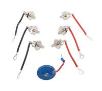 YYALYYON Generator Diode Rectifier Kit, for 70A Power Set, Efficient Power Conversion, 3 Positive and 3 Negative Diodes, Durable Construction, Easy Installation, Enhanced Safety Fe