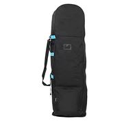 YYALYYON Golf Bag, for Golf Club Protection, 600D Oxford Cloth, Lightweight Wear-Resistant, with Large Solid Anti-Wear Wheels, High-End Steel Zippers, Double Zipper Design, Foldabl (Blue)