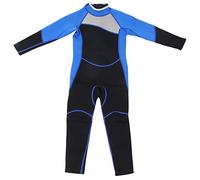 YYALYYON Neoprene One Pieces Long Sleeves Kid Boy Wetsuit Diving Suit Keep Warm for Snorkeling Surfing M125 (M125 Size 12)