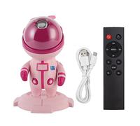YYALYYON Star LED Night Light Projector USB Astronaut Star Projector Lamp RGB Ambient Projection Light Children Birthday Gift (Pink)