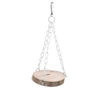 YYALYYON Wooden Small Pet Hammock Hanging Bed Swing Safe Toy for Hamster Bird Parrot (S 100x40x0.3cm / 39.4x15.7x0.1in)