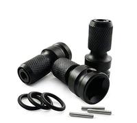 YYANGZ 3SETS 1/2-Inch Square Drive to 1/4-Inch Hex Female Socket Impact Adapter Drill Chuck, Telescopic Conversion Head, For Air and Electric Impact Wrench