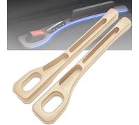 YYATT 2Pcs Car Seat Gap Filler for BMW 4er Gran Coupe/Series-4 M4 / i4 | 420i 420d 430i, Leak-proof Car Seat Crevice Blocker Storage Organize Accessory,B Beige