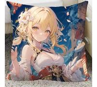 YYATT Adorable Game Characters Toy for Lumine, keychain, Body Pillow Cover Plush Plushie for Collectors Video Game Fans Gifts,With pillow core-40X40cm