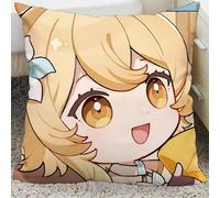 YYATT Adorable Game Characters Toy for Lumine, keychain, Body Pillow Cover Plush Plushie for Collectors Video Game Fans Gifts,With pillow core-45X45cm