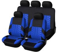YYBCDSA Car Seat Cover, for Fiat Panda 4×4 / Panda Van/Panda Sport/Panda 100HP / Panda Cross Leather Car Seat Covers,Set Full Surround Breathable Automotive Seat Cushion Interior Accessorie,B