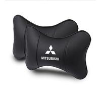 YYBCDSA Car Seat Neck Pillow, for Mitsubishi L200 2019-2023 Memory Foam Car Neck Support Pillow PU Leather Neck Pillow for Relieving Neck Fatigue,B