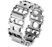 YYCFB Multifunction Outdoor Tool Bracelet Screwdriver, Can Opener, Bottle Opener, Wrench 29 In1 Stainless Steel Bracelet Wearable