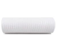 YYCRAFT 10 inch x 30 feet(10 Yards) Metallic Deco Poly Mesh Ribbon(White)