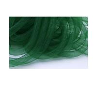 YYCRAFT 10 Yards Solid Mesh Tube Deco Flex for Wreaths Cyberlox CRIN Crafts 16mm 5/8-Inch (Solid Emerald Green)