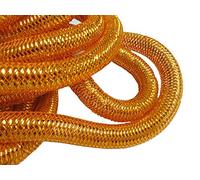 YYCRAFT 10 Yards Solid Mesh Tube Deco Flex for Wreaths Cyberlox CRIN Crafts Halloween 16mm 5/8-Inch (Halloween Orange)