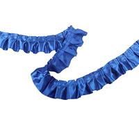 YYCRAFT 11 Yards Satin Ruffle Trim Fabric Trims and Embellishments by The Yard, 1.5 Inch Royal