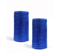 YYCRAFT 2 Pack 6 Inch Metallic Poly Mesh Ribbon (Total 20 Yards,Royal)