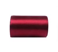 YYCRAFT 6 Inch Wide Satin Ribbon Satin Fabric Spool for Grand Opening Cutting Ceremony Wedding Birthday Party Decoration Gift Craft (22 Yards,Burgundy)