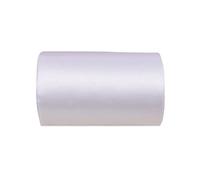 YYCRAFT 6 Inch Wide Satin Ribbon Satin Fabric Spool for Grand Opening Cutting Ceremony Wedding Birthday Party Decoration Gift Craft (22 Yards,White)