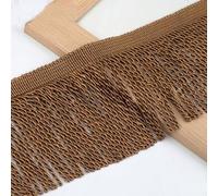 YYCRAFT 6 Yards 5.5 Inch Wide Curtain Fringes Bullion Fringe Trim Curtains Home Decor,Brown