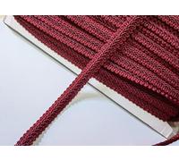 YYCRAFT Gimp Braid Trim 1/2 Inch X 25 Yards by The Yard Classic Woven Braid Trim 12MM,Burgundy