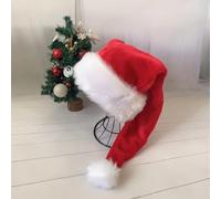 YYCRAFT Long Red Santa Hat Deluxe Christmas Hat for Adults Unisex New Year Festive Party Christmas Supplies 1 pack