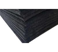 YYCRAFT Stiff Felt Sheets 9 Inch X 12 Inch - 5 Pcs Pack，Black(Thickness:5mm)