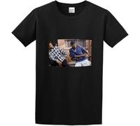 YYCUKCN Ice Cube Chris Tucker Damn Friday Funny Debo Smokey Movie Film Weed Mens Round Neck Cotton T Shirts