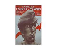 yydds Człowiek Z Marmuru 1976 Poster Wall Art Canvas Posters Aesthetic Room Decor Painting Print for Home And Office Decorations 24x36inch(60x90cm)