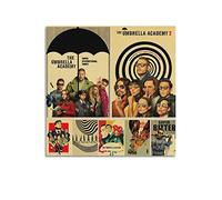 yydds Tv Series The Umbrella Academy Poster Canvas Posters Wall Art Print Aesthetic Room Decor Home Office Decoration 12x12inch(30x30cm) Unframe-style