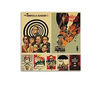 yydds Tv Series The Umbrella Academy Poster Canvas Posters Wall Art Print Aesthetic Room Decor Home Office Decoration 20x20inch(50x50cm) Unframe-style