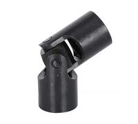 YYDHVOE 1pc 12x24x51mm Single Universal Joint Shaft Coupling Motor Connector DIY Steering U-joint Steel Coupler For CNC Parts(2pc 12x24x51 no key)