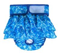 YYDPYZBD dog diapers female Sanitary Physiological Pants Pet Diaper For Small Large Dogs Cats Washable Menstruation Underwear Pets Protective Trousers-blue-m