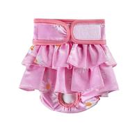 YYDPYZBD dog diapers female Sanitary Physiological Pants Pet Diaper For Small Large Dogs Cats Washable Menstruation Underwear Pets Protective Trousers-pink-m