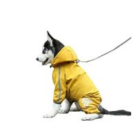 YYDPYZBD Pet Raincoat Four Legged Waterproof For Dogs Raincoats Rainy Days When Going Out, Raincoats-orange-2 5kg-4 5kg