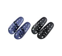 YYDPYZBD Slippers Bathroom House Cheese Light Weight Water Leaky Beach Flip Flop Non-slip Pool Swimming Aqua Shoes-blue-black-40-41 (fit40)