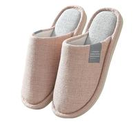 YYDPYZBD Slippers Women's Slippers, Men's Home Warm For Adults And The Elderly -lotus Root Starch-40-41 (suitable 39-40)