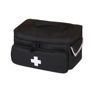 YYDPYZBD Storage Basket Bag, Family First Aid Organiser Box for Emergency Medical Kits-black-29 * 19 5 * 17 5