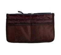 YYDPYZBD Toiletry Bag for Men 2pac Ladies Tidy Travel Insert Handbag Cosmetic Organiser Purse Large Liner Make-up Pouch-Coffee