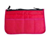 YYDPYZBD Toiletry Bag for Men 2pac Ladies Tidy Travel Insert Handbag Cosmetic Organiser Purse Large Liner Make-up Pouch-Rose Red