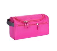 YYDPYZBD Toiletry Bag for Men Hanging & Women, Travel Wash Makeup Organizer with Handle-Rose Red