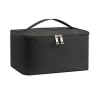 YYDPYZBD Toiletry Bag for Men Make Up Organiser Bag,Travel Cosmetic Pouch,Toiletry Wash with Handle,Waterproof Storage Case-Black