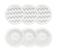 YYDSLEE 6 Pack Replacement Steam Mop Pads for Shark S8000/S8001/S8200/S8201/S7001/S7201/S7000/S7005/S7020/S7001 Reusable Steam & Scrub Series All-in-One Cleaning Pads