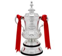 YYDSTES English Fa Cup Trophy Replica,Champions Award Cup Collectible | Plated Silver Resin Football Trophy,Sports League Memorabilia,Display Decor for Office, Shelf & Home, Gift for Football Fans