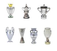 YYDSTES Mini Football Champions Trophy Model Simulation Soccer League Trophies Models Sports Fans Collect Souvenirs Desktop Ornaments Gifts For Fans,7pc