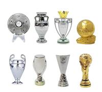 YYDSTES Mini Soccer Champions Trophy Metal Model High Simulation Football League Trophies Models Fans Collection Souvenir Desktop Ornaments Creative Gifts,B,8pc