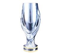 YYDSTES Resin European Super Cup Football Trophy Replica Soccer Club Champions Trophies Fans Office Home Decoration Display Ornaments Sports Memorabilia,44cm