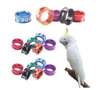 YYDSWTW Bird foot rings identification Lightweight leg bands Numbered Distinguishing birds for pigeons Closed_50pcs 7mm